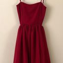 Lucy in the Sky Chiffon A-line Red Dress  Photo 0