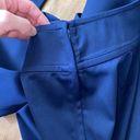 St. John  Collection Navy Blue Trousers EUC Sz 10 Wide Leg Flare Business Luxury Photo 4