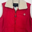 American Eagle  Vintage Full Zip Red Vest Size M Photo 1