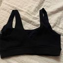 Zella  black ribbed sports bra NWT size small Photo 6