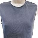 Vince  Ribbed Pencil Dress Gray Charcoal Fitted Sleeveless Crew Neck Sheath Photo 6