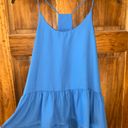 Hemline Blue Tank Top Photo 0