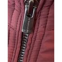 Magaschoni  Diamond Quilted Utility Maroon Full Zip Vest Sz M Photo 5