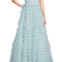 B Darlin  B. Darlin Blue Tulle Scoopless Neck Dress Photo 0