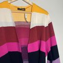 Lane Bryant  Classic Long-Sleeve Belted Striped Open Front Cardigan Size 18 Photo 5