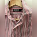 Polo  Ralph Lauren Pink Striped Button Down Shirt Size 14 / Small Photo 1