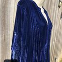 CP Shades  Free People Small Velvet Tunic Dress Silk Top Blue Regina Top S Photo 7