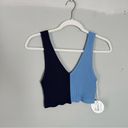 STAUD  Hana Tank Sky Blue Navy NEW Large Photo 3