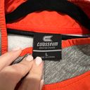 Colosseum University Of Miami Gray Orange Pullover Jacket Photo 2