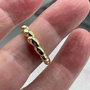 Twisted  look 14K GP sterling silver ring. New. Photo 4