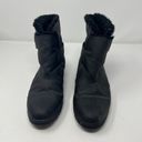 Naturalizer  Black Slip On Belted Black Women's Boots Size 7.5 Photo 2