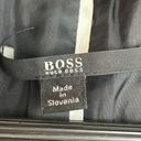 Hugo Boss BOSS  Blazer Womens 2 Black One Button Business Formal Jacket Metallic Photo 7