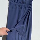 Joie  Women’s Navy Blue Strapless tube top wrap skirt 100% silk dress medium Photo 2