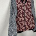 Maison Scotch  Star Mixed Print Bomber Jacket Size 4 Lightweight Ruffled XL Photo 2