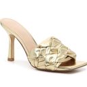 Marc Fisher Gold Heeled Sandals Photo 1