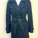 Banana Republic  Charcoal Gray Wool Trench/ Pea Coat S Photo 0