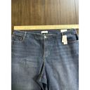 Lane Bryant  Signature Fit Boyfriend Capri Jeans Dark Wash Women's Size 24 $69.95 Photo 3