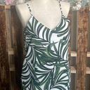 Eliane Rose  camisole V neck tank top Cream Green tropical shirt New Size Large Photo 0