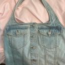 Universal Threads Denim Halter Top  Photo 1