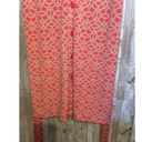 Laundry by Shelli Segal  Pink Coral White Front Button Geometric Dress Size 10 Photo 1