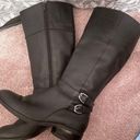 Ralph Lauren  Women's Black Riding Boots Size 6.5 Knee-High Zip Photo 0