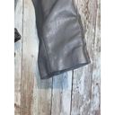 BCBGeneration  BCBG Gray Faux Leather Motorcycle Biker Moto Coat Jacket Size Smal Photo 1