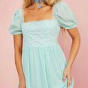 Dolls Kill Sugar Thrills X  Honeydew Pucker Babydoll Dress Photo 2