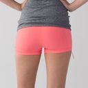 Lululemon  Neon Peach Biker Shorts Photo 3