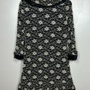 Young Essence Lace Crochet Cardigan Size Medium Boho Whimsigoth Black Y2K Flower Photo 5