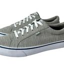 Keds  Women's Size 11 Jump Kick Leather Comfort Sneaker Shoes Striped Knit Grey Photo 3