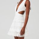 Rococo  Sand Tessa Lace Tiered Mini Dress in White NWT Size medium Retail $490 Photo 1