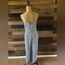 Gap  Floral Navy Square-Neck Cami Wide-Leg Jumpsuit Photo 2