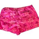 Vintage Y2k Swim Shorts Floral Tropical Flower Pattern Cover Up medium Pink Photo 1