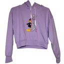 Looney Tunes  Sweatshirt Drawstring Hoodie Bugs Bunny Daffy Duck Purple XS Photo 0