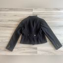 CAbi  12 Black Button Up Blazer With Gold Buttons Photo 1