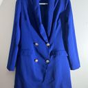 Pretty Little Thing  Blue Blazer dress Photo 3