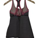 Lululemon  Satnam Tank Mini Pop Stripe Black Mink Berry Pink Lemonade Size 6 Photo 6