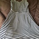 Divided Navy and White striped dress Photo 0