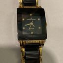 Christian Van Sant Sapphire Black & Gold Women’s Watch Photo 0