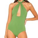 Mara Hoffman  Namya One Piece Swimsuit Green Photo 5