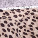 We Wore What  Women's Bike Shorts Leopard Animal Print Tan Crossover Waist XL Photo 7