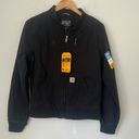 Carhartt  Women's Bomber Jacket XXL model # OJ2524-W NWT  Black Canvas Sz Small Photo 0