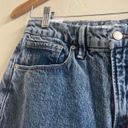 Good American Women's 90s Mom Jeans Size 6/28 Straight Leg Denim Ripped Knee NWT Photo 3