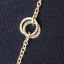 Ralph Lauren Lauren  Gold Circle Long Necklace Photo 1