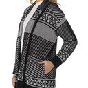 Liverpool NWT  Long Sleeve Open Front Cardigan Black & White Knit Size Small NEW Photo 14