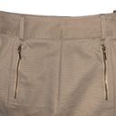 Anne Klein  stretch tan zipper skirt 4P Photo 6