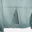 Z By Zella 100% Cotton Sage Green Open Back Pullover Sweatshirt Photo 6