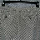 New Direction  panel front cropped navy & white wide legs pants 10P Photo 3