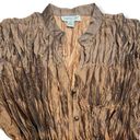 Coldwater Creek  Metallic Ombré Crinkle Blouse Photo 1