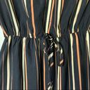 She & Sky NWT  3/4 sleeve striped shirt dress navy blue size small Photo 5